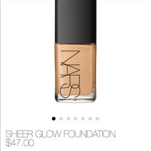 Nars sheerglow foundation!